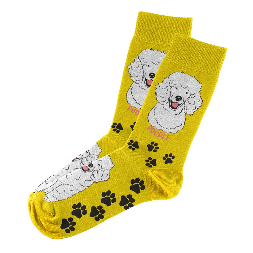 Poodle Socks Unisex with Fun Design for All Sizes
