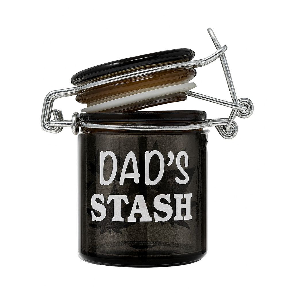 AIRTIGHT GLASS DAD'S STASH STORAGE JAR - Image 2