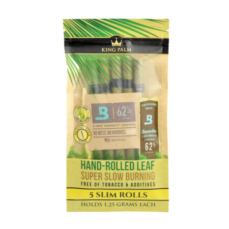 King Palm Pre-Roll Wraps - 5PK / Slim 15pcs