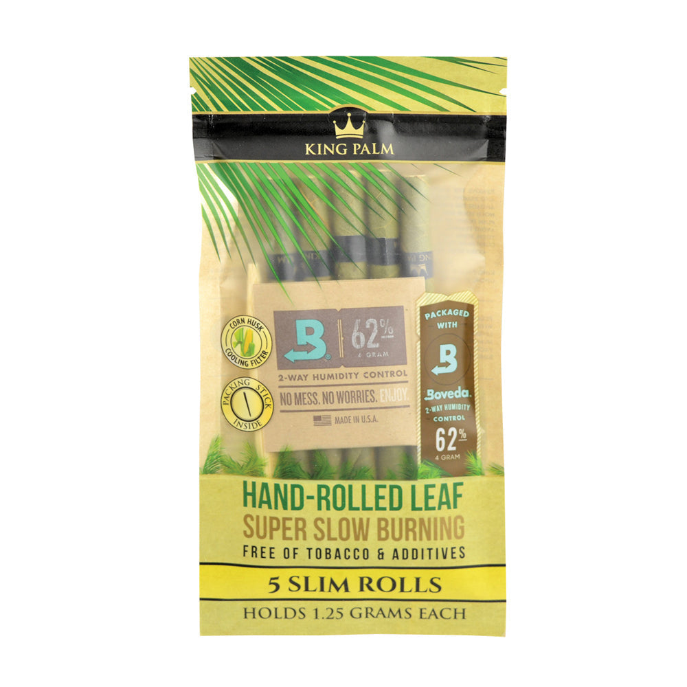 King Palm Pre-Roll Wraps – 5PK / Slim 15pcs