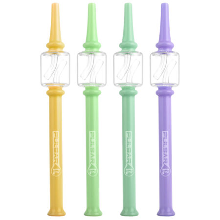 Pulsar Colorful Dab Straw - 8" / Colors Vary