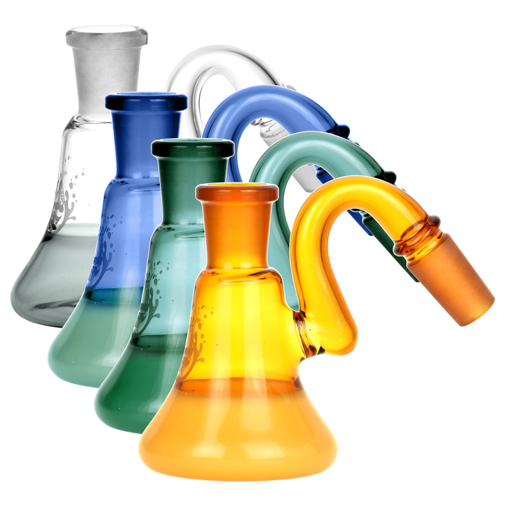 Pulsar Bent Neck Two Tone Ash Catcher – Colors Vary