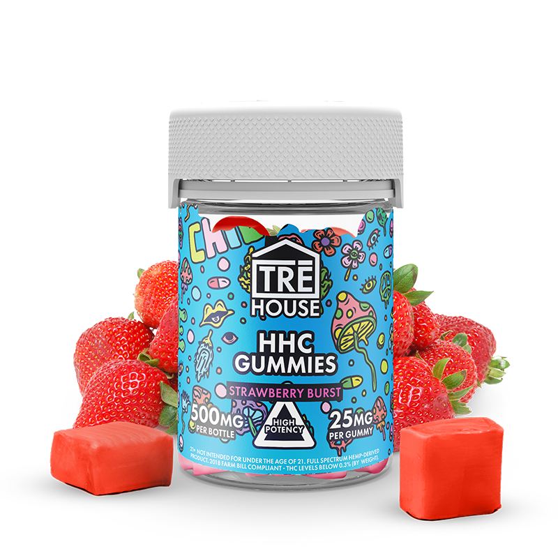Gummies – High Potency HHC – Strawberry Burst (6 Pack)