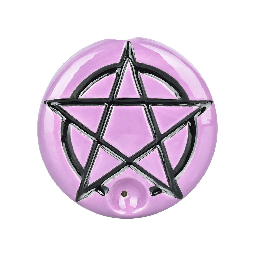 Wacky Bowlz Pentagram Ceramic Hand Pipe | 3.25″