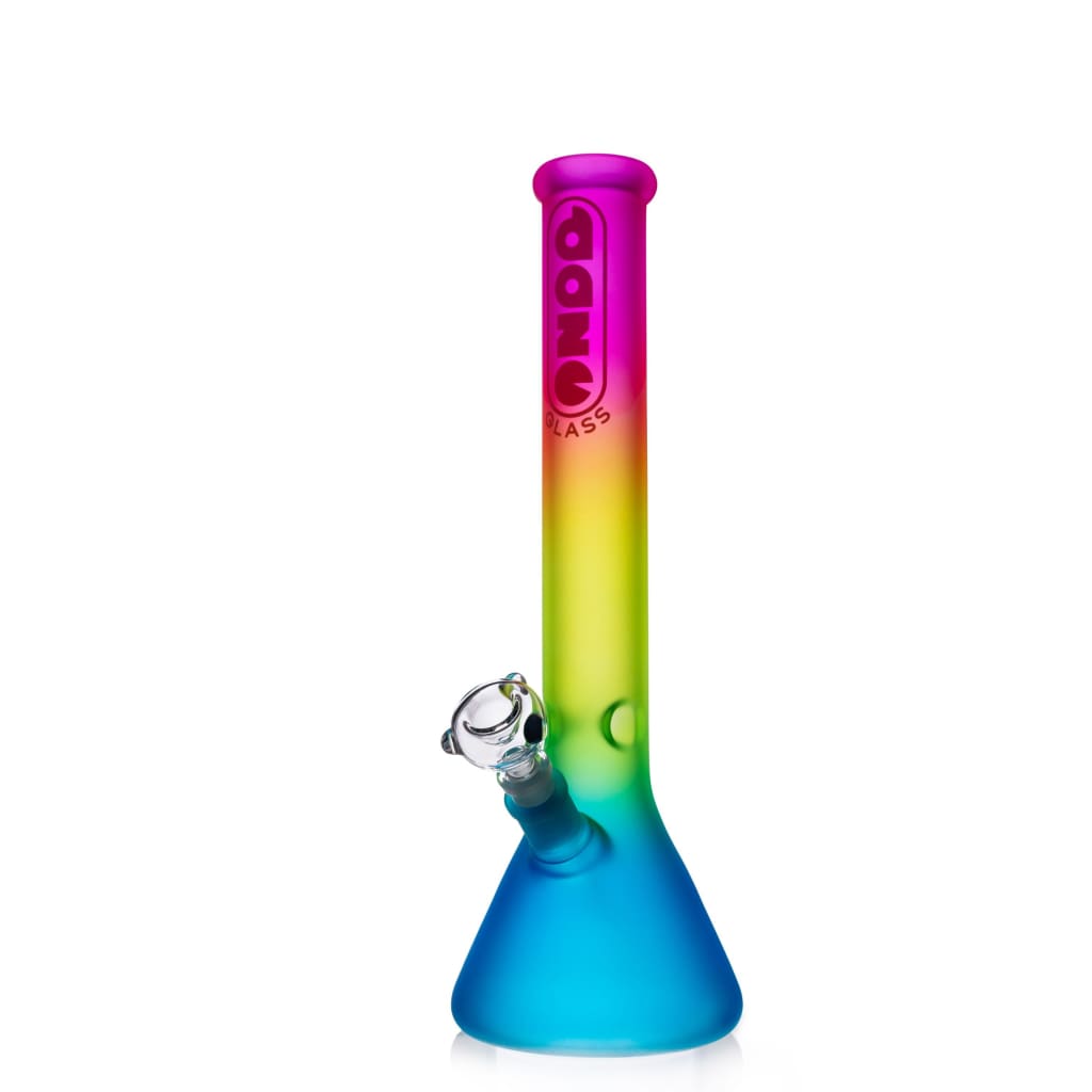 Rainbow Glass Water Pipe by Daze Glass