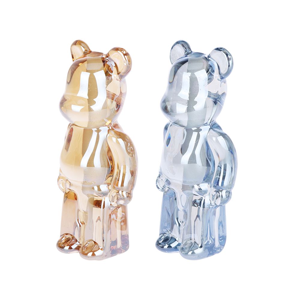 Doing The Bear Minimum Glass Hand Pipe – 4.25″ / Colors Vary