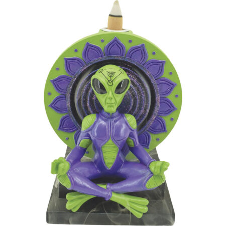 Fujima Yogi Alien Grandmaster Backflow Incense Burner - 6"