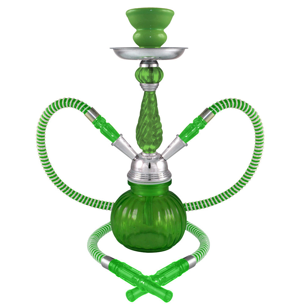 Posh 2-Hose Premium 12″ Hookah – Colors Vary