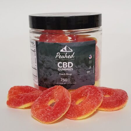 CBD + Melatonin Peach Gummy Rings