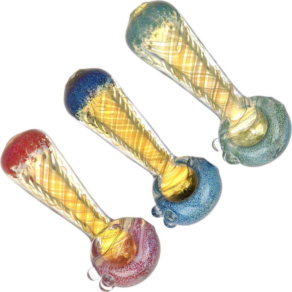 Dream Scapes Knobby Spoon Pipe – 4″ / Colors Vary