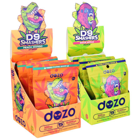 Dozo D9 Smashers Gummies | 10000mg | 20pc | 5pc Display