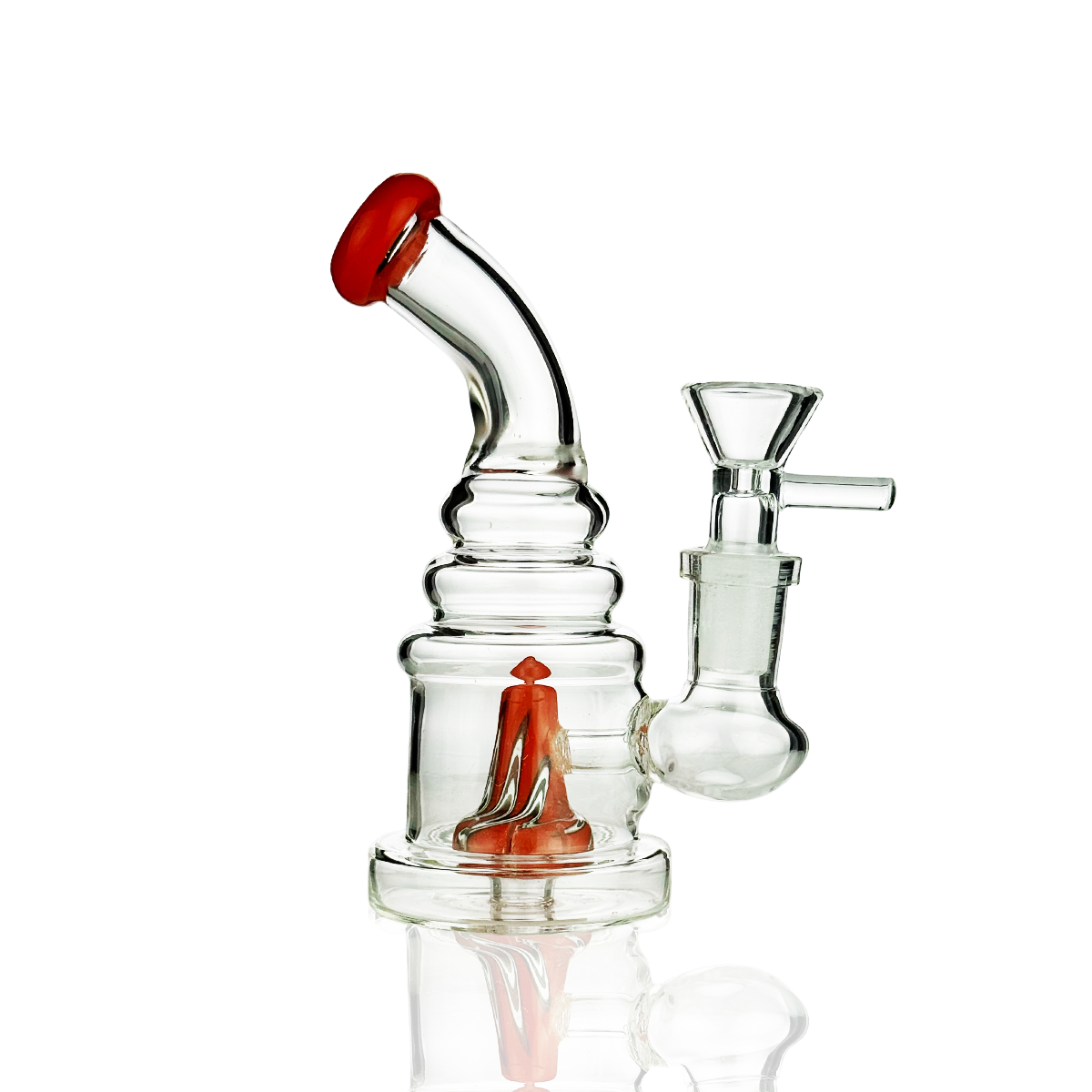 5-inch Volcano Shower Perc Water Pipe - Image 4