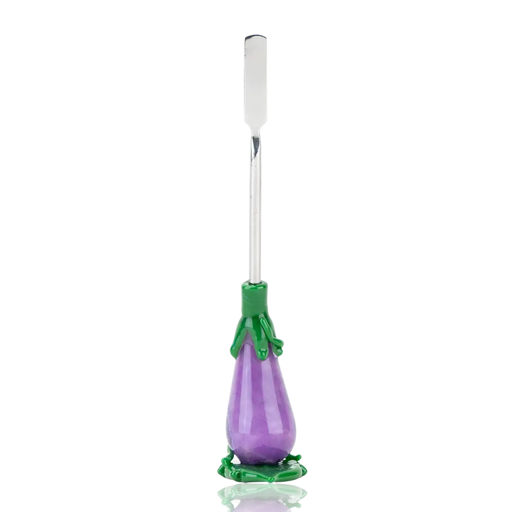 Empire Glassworks Eggplant Dab Tool in Borosilicate Glass