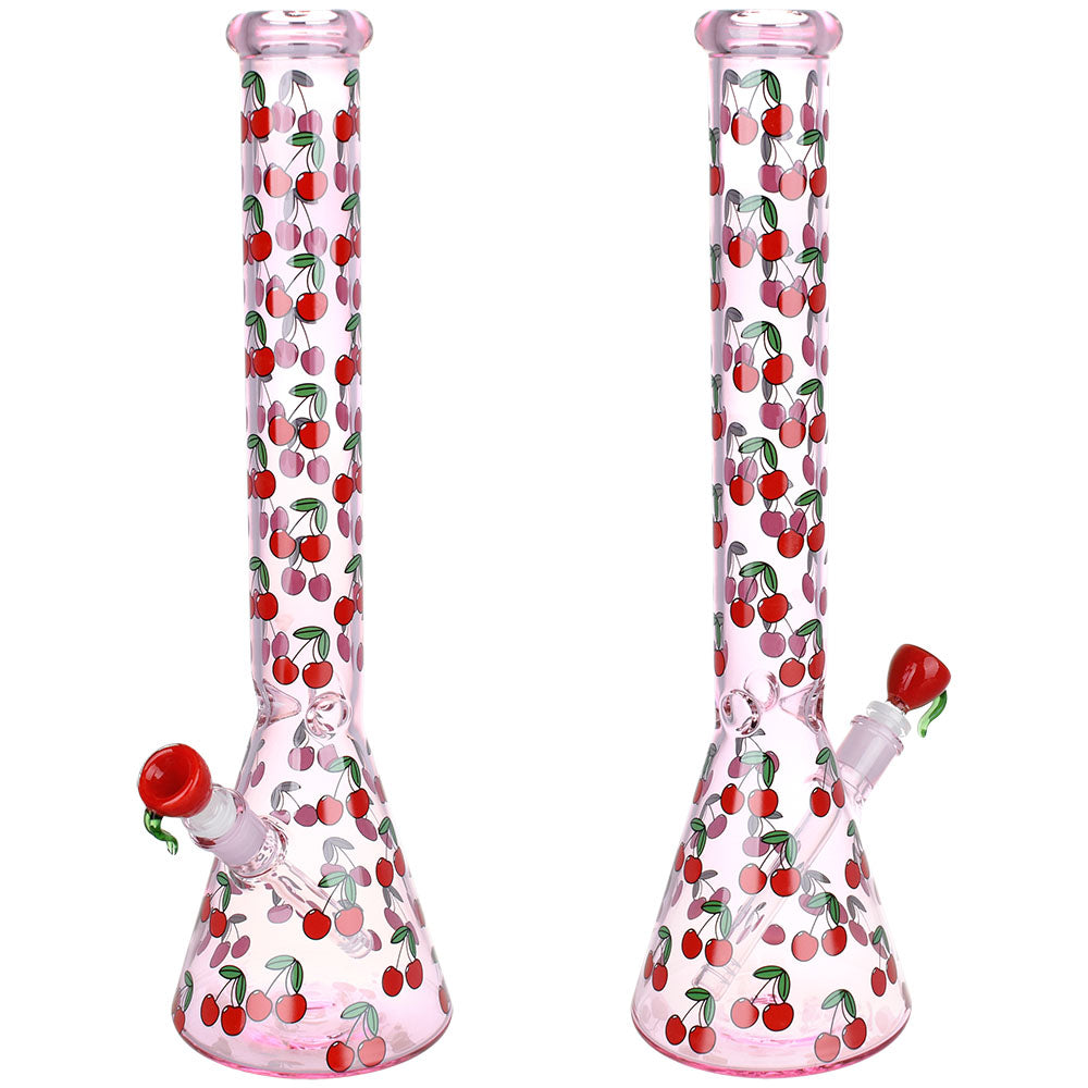Life Is A Bowl Of Cherries Beaker Water Pipe – 18″ / 14mm F