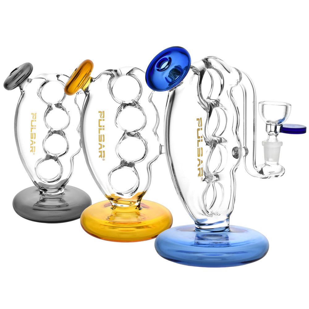 Pulsar Knuckle Bubbler Pro Water Pipe | 6.25″ | 14mm F