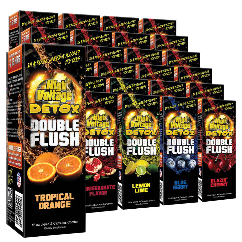 High Voltage Detox Double Flush – 16oz / Mixed 24pcs