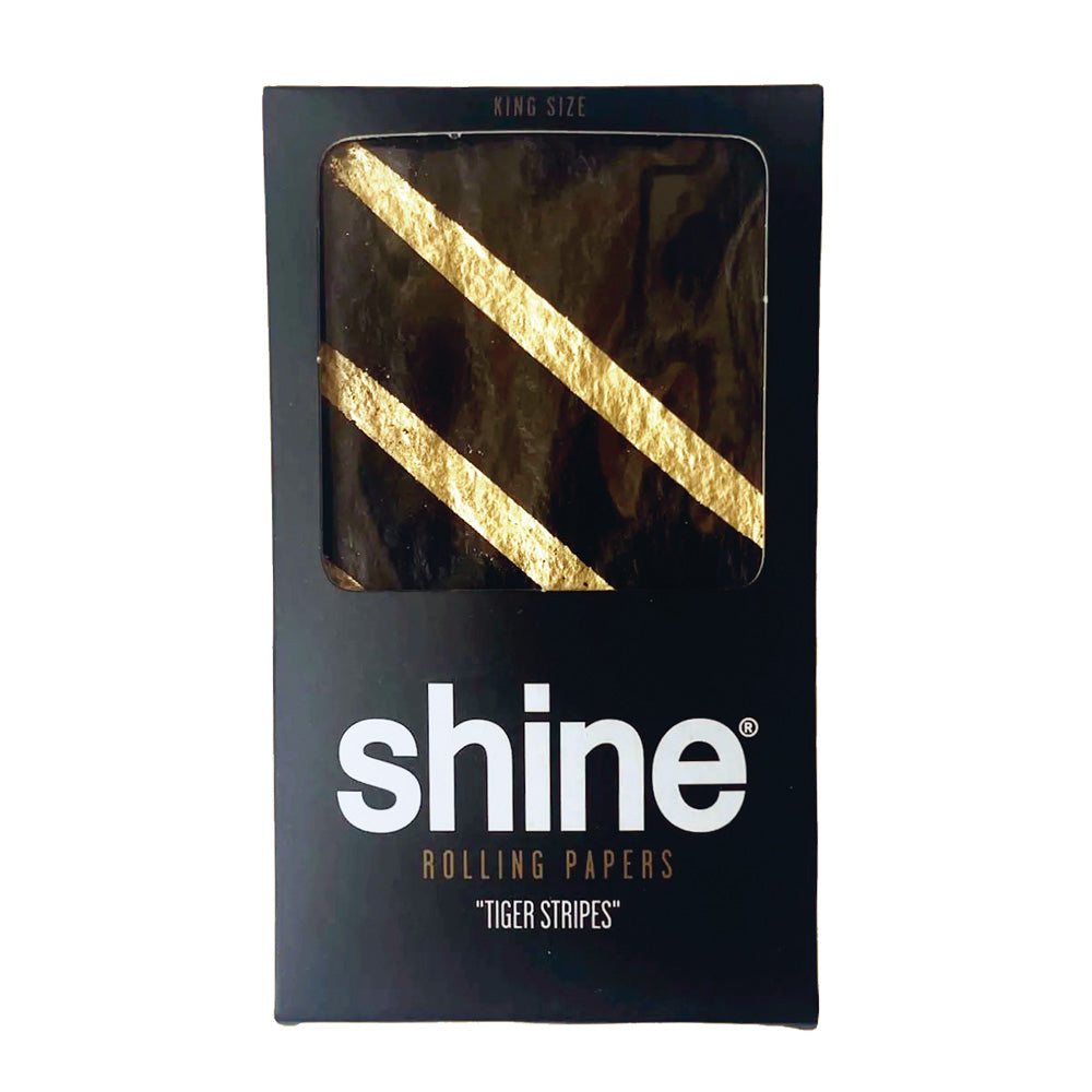 Shine Tiger Stripe Rolling Paper – 1 Paper/King Size
