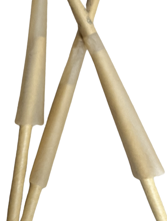 Unbleached Zig-Zag 98’s 1/4" Size Natural Rolling Cones Kit 6 Pack