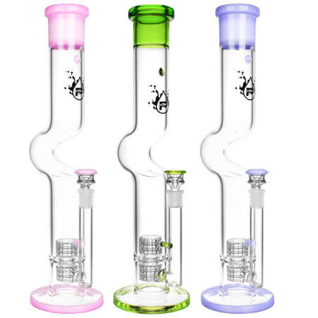 Pulsar Swerve U-Bend Neck Water Pipe - 16.5"/14mm F/Colors Vary