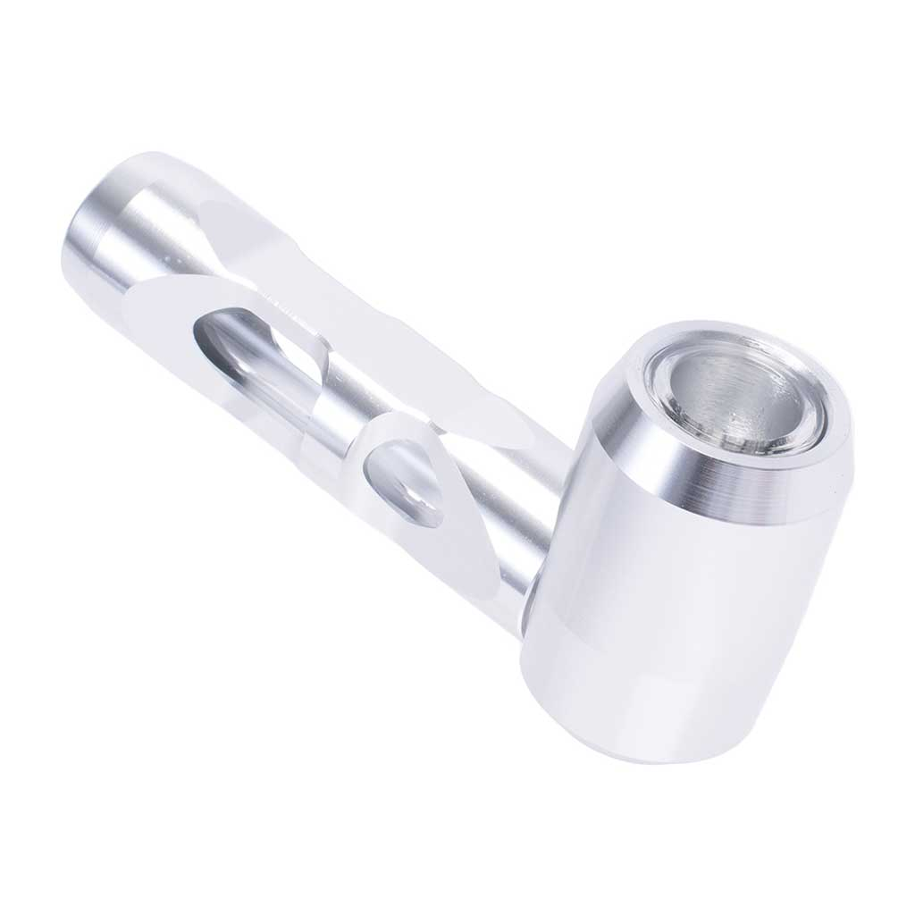 ALUMINUM GLASS SMOKING PIPE - Image 5