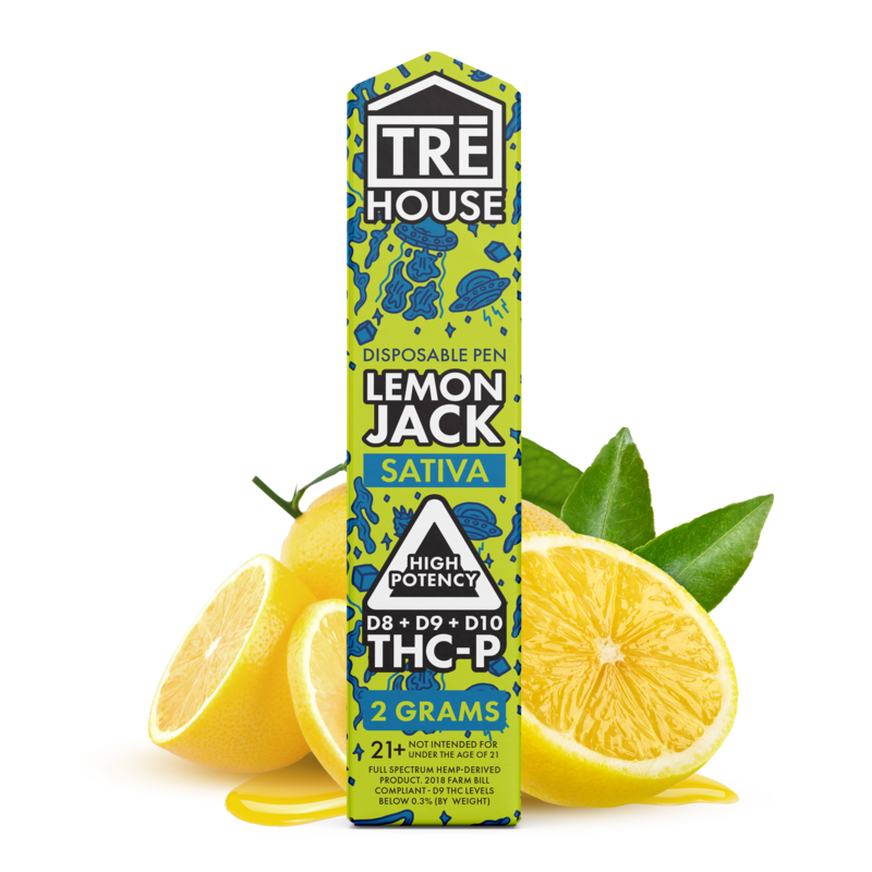 Pen – Lemon Jack – Delta Blend – D8:D9:D10:THC-P