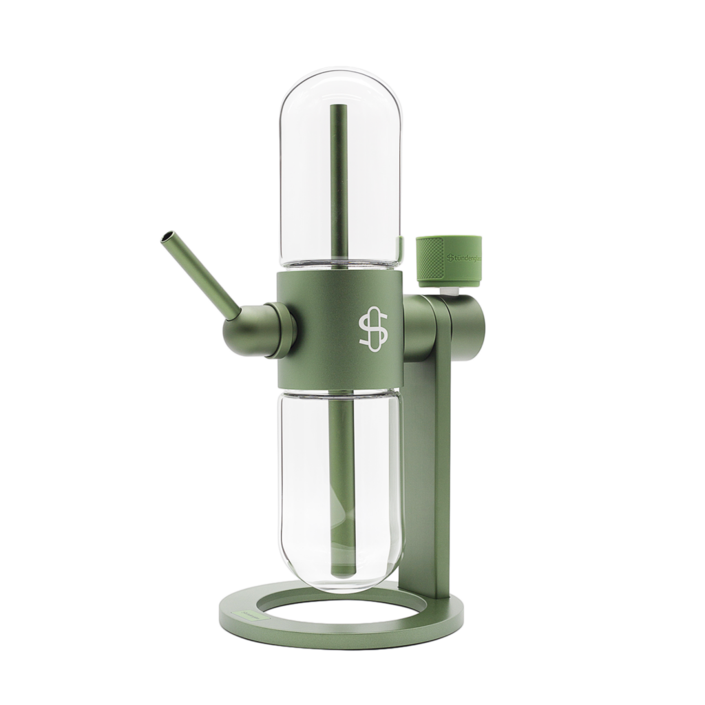 Stündenglass Gravity Infuser – Olive Green | 360° Gravity Hookah