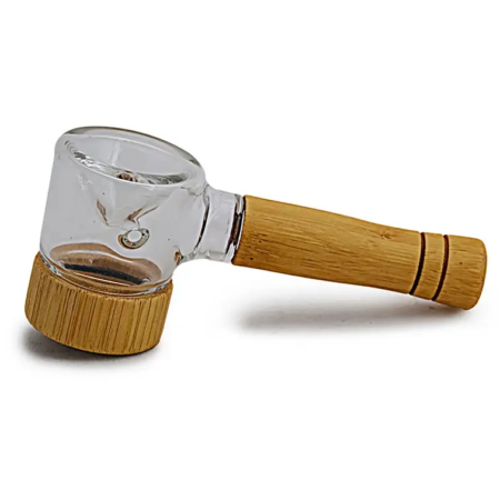 Connect Natural Wood Spoon Pipe for Eco-conscious Collectors