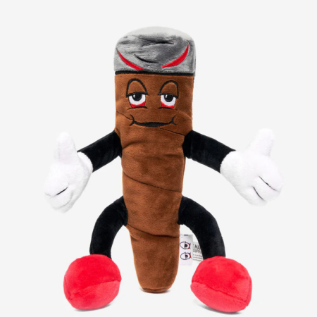 Blunt Man Plush Dog Toy
