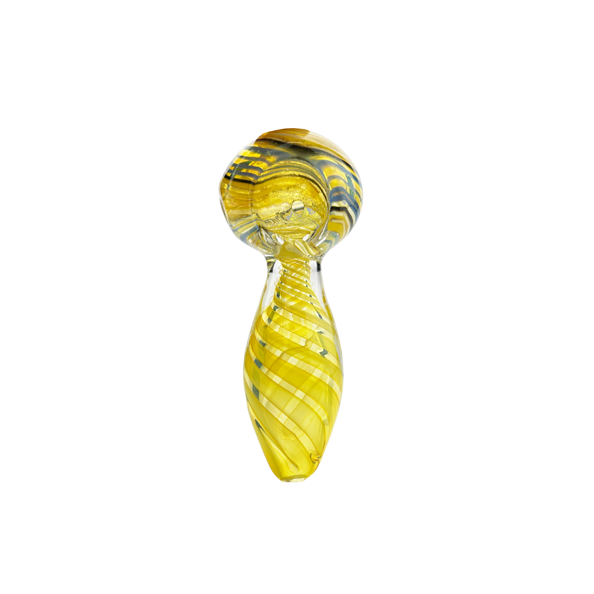 Artisan 3-Inch Fumed Glass Spoon Pipe - Image 7