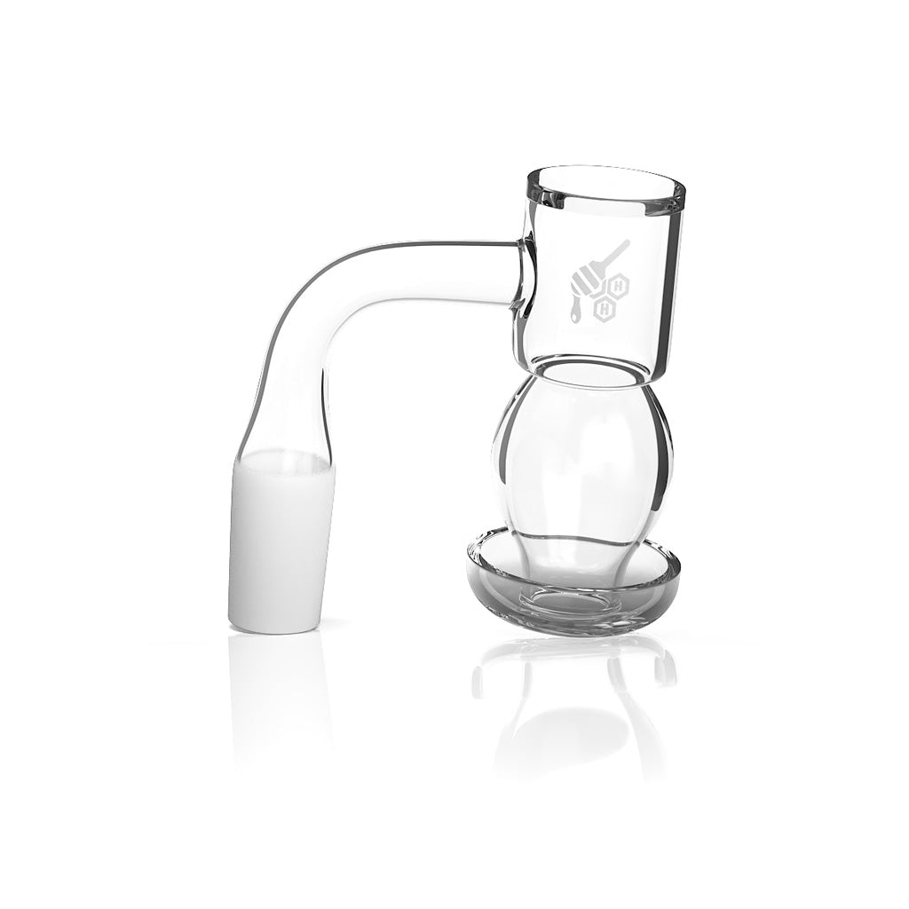 HONEYSUCKLE BUBBLE QUARTZ BANGER – 90° DEGREE | YL