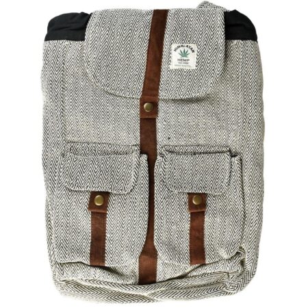ThreadHeads Hemp Suede Trimmed Backpack
