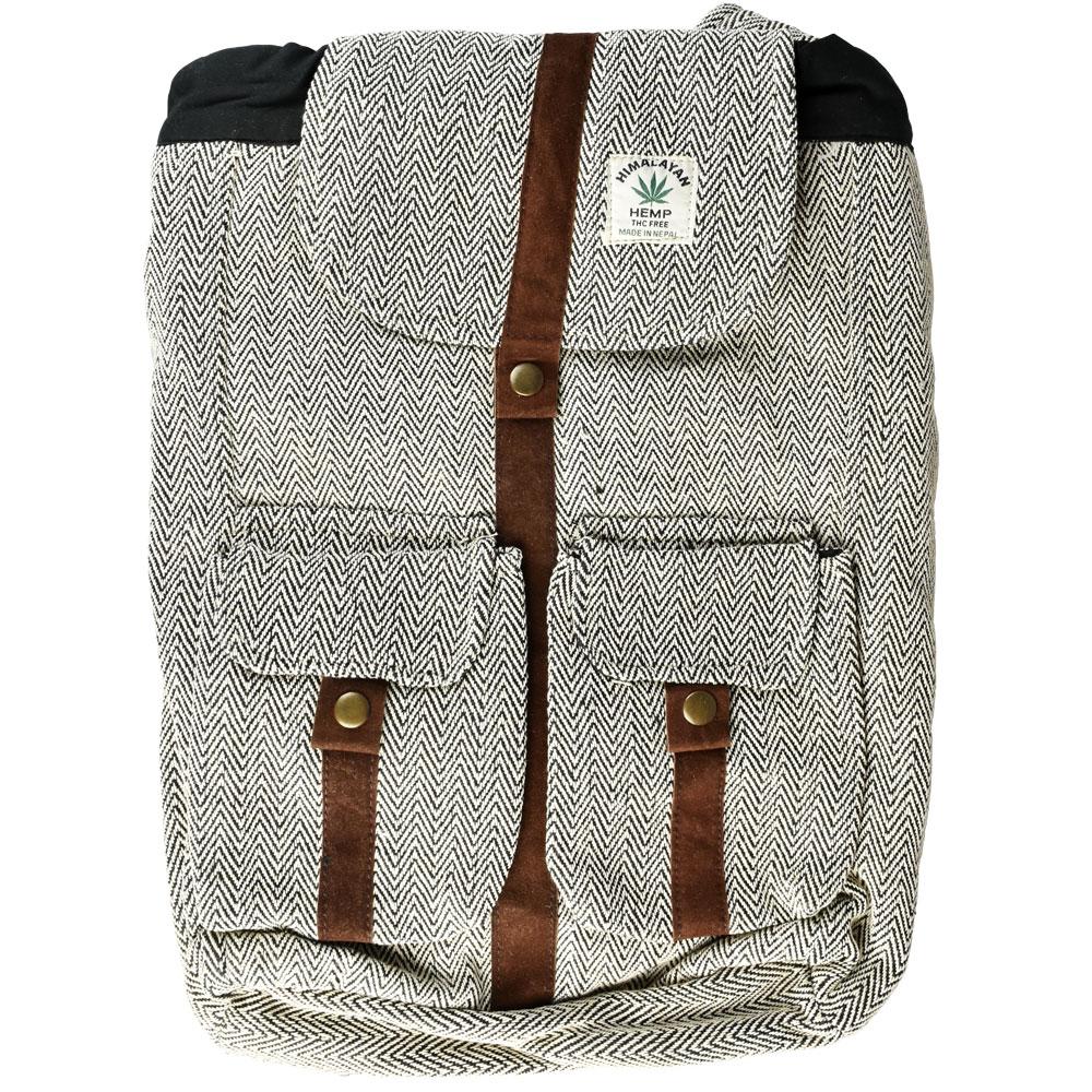 ThreadHeads Hemp Suede Trimmed Backpack