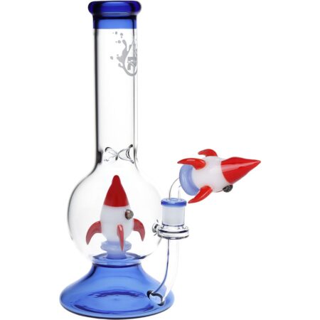 Pulsar Rocketship Glass Water Pipe – 12″ / 14mm F