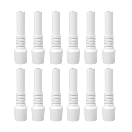 10mm Ceramic Dab Nails - 12 Piece Set