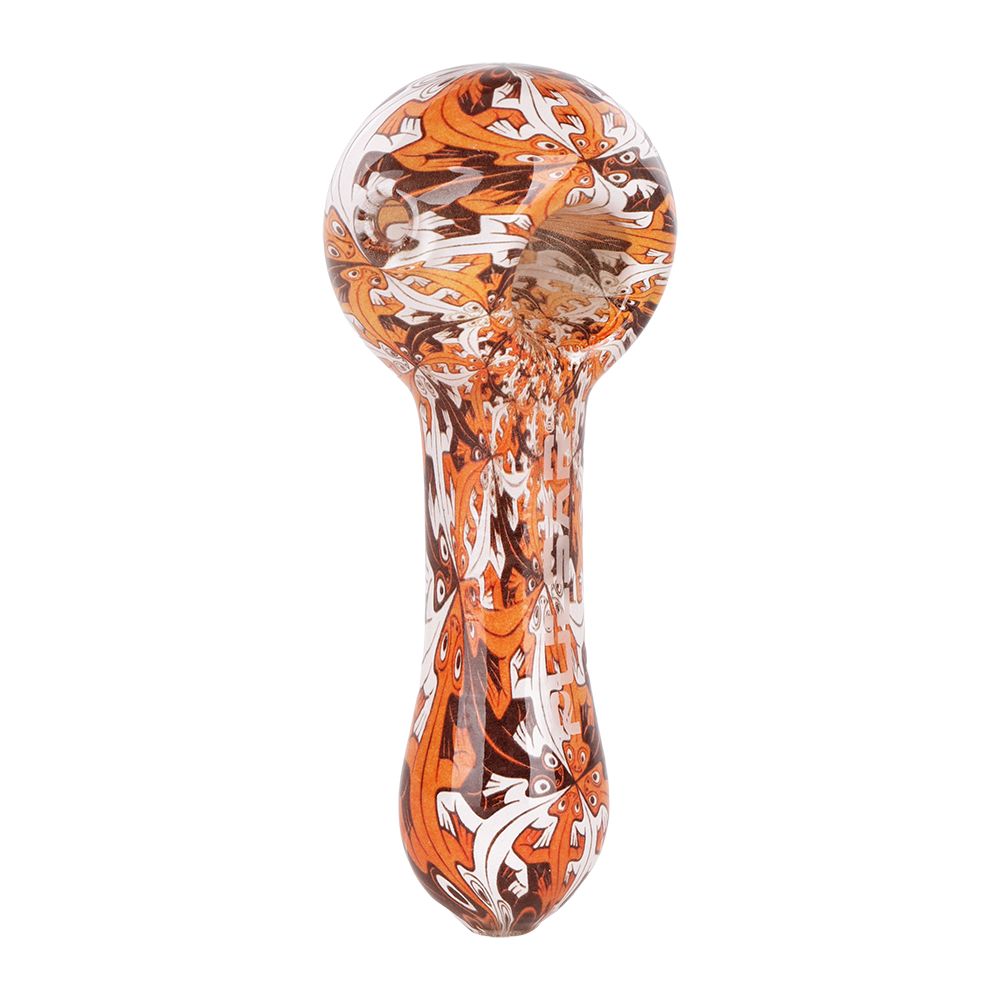 Pulsar Inside Print Glass Spoon Pipe | 4.75″