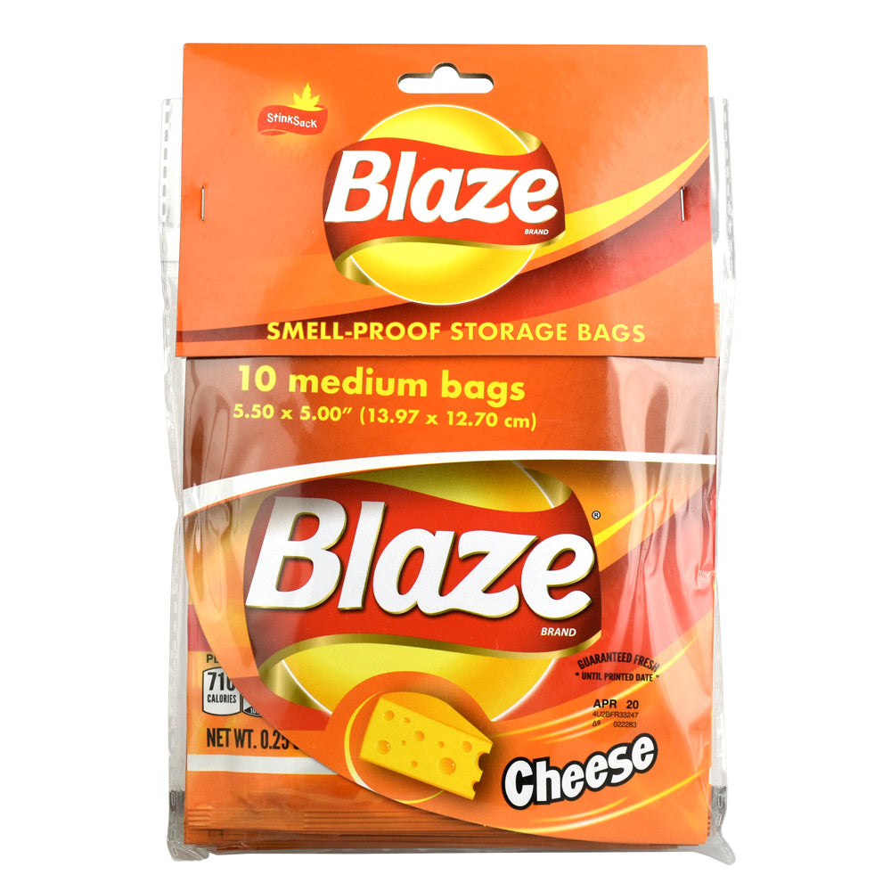 Stink Sack Blaze Chip Smell-Proof Bags – 5.5″x5″ 10PC