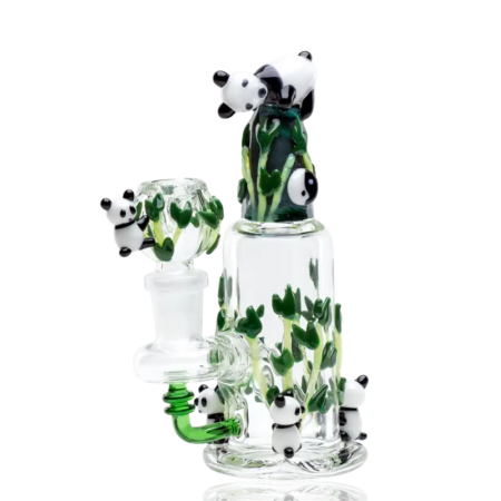 Empire Glassworks Climbing Pandas Mini Dab Rig