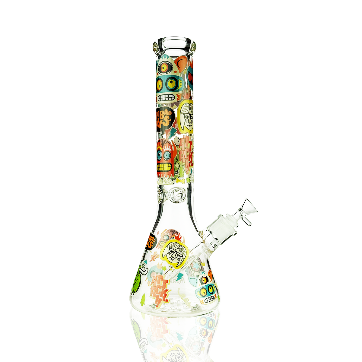 14-Inch Beaker Water Pipe with 7mm Thick Glass - Image 3