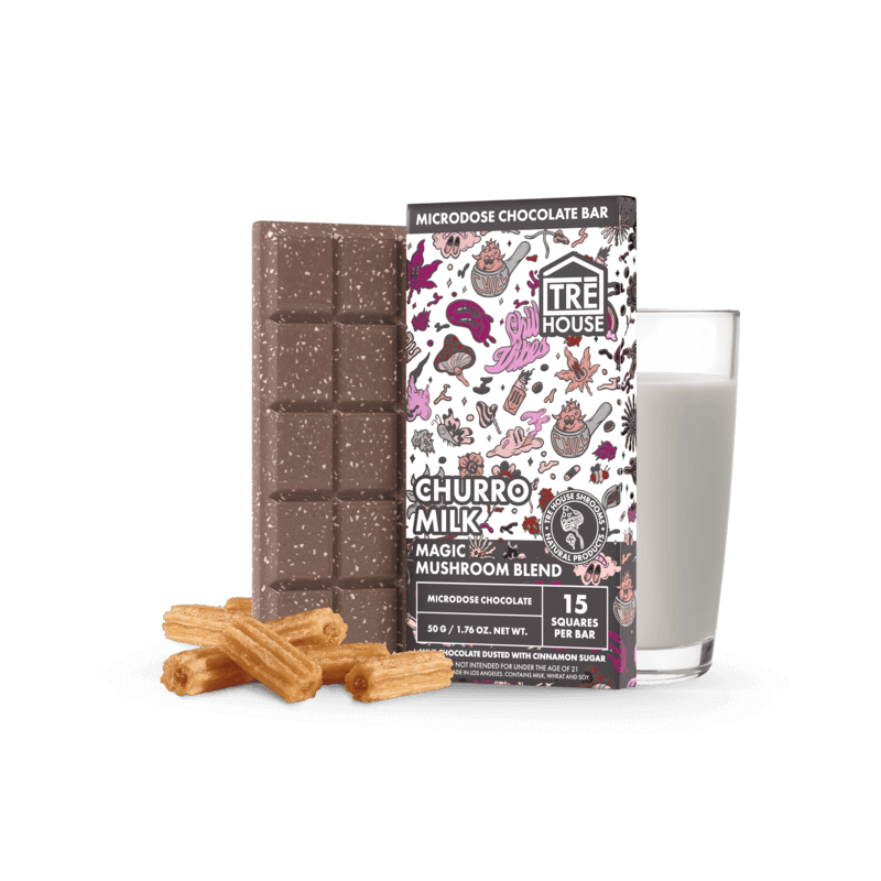 Chocolate Bar – Churro Milk – Magic Mushrooms – (10 Pack)