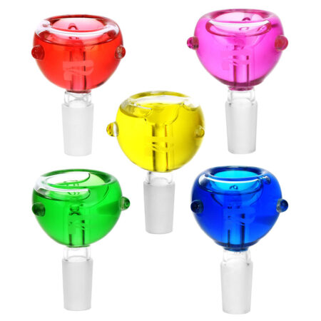Pulsar Globular Glycerin Round Herb Slide -14mm M/Colors Vary