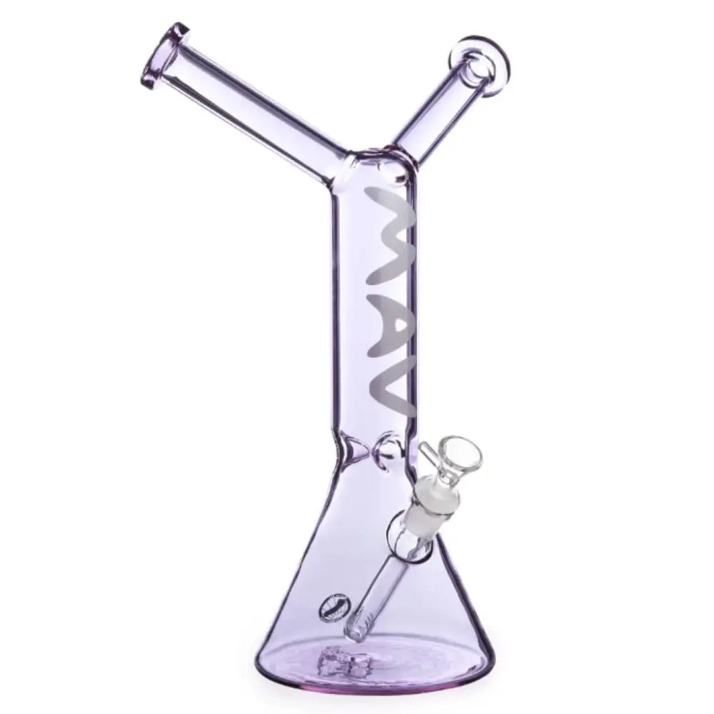 Purple Paradise Bundle Beaker Base Bong for Style and Functionality