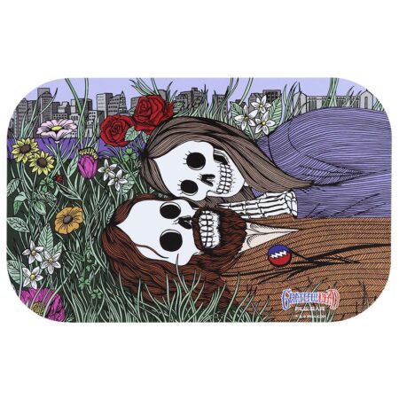 Grateful Dead x Pulsar Magnetic Rolling Tray Lid – Flower Couple / 11″ x 7″