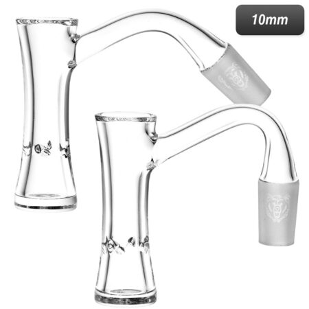 Bear Quartz Lowrider Hourglass Banger | 10mm M