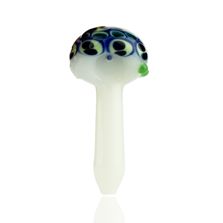 Artistic Glass Hand Pipe with Vibrant Color Tube