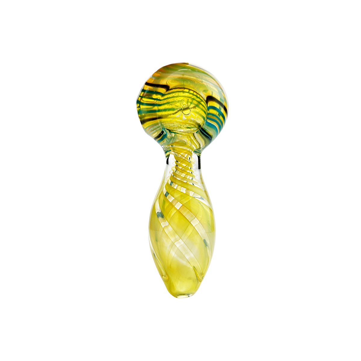 Artisan 3-Inch Fumed Glass Spoon Pipe - Image 4