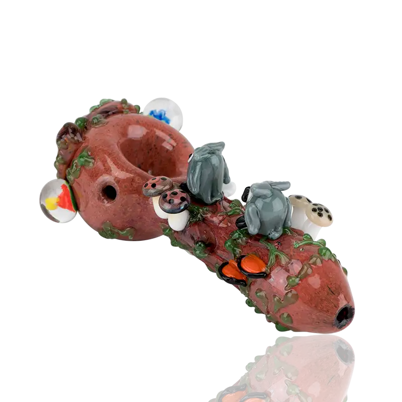 Empire Glassworks Hooties Forest Glass Spoon Pipe
