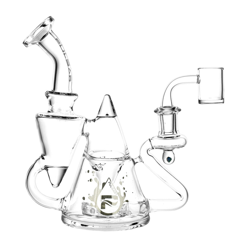 Pulsar Tea Pot Recycler Rig – 7.75″ / 14mm F / Clear