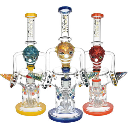 Lookah Crazy Clown Recycler Water Pipe - 13" / 14mm F