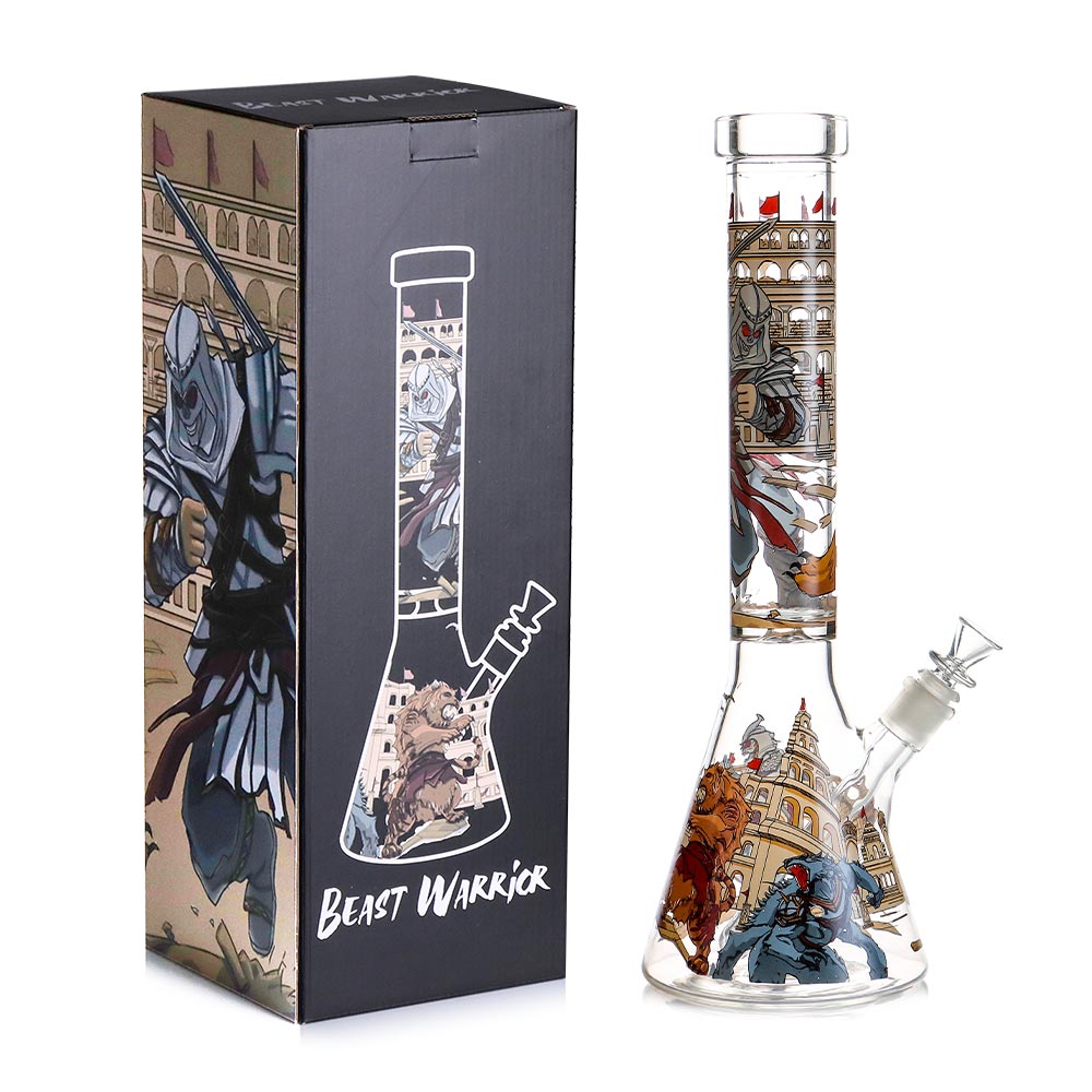 Premium 16″ Beaker Glass Water Pipe