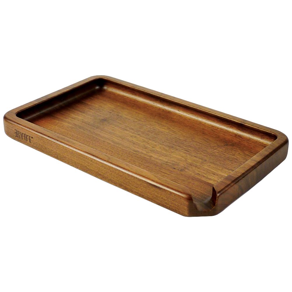 RYOT Wood Rolling Tray – 5″ x 9″ / Walnut